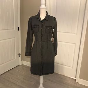 NWT Jessica Simpson Gray Denim Dress- Size M